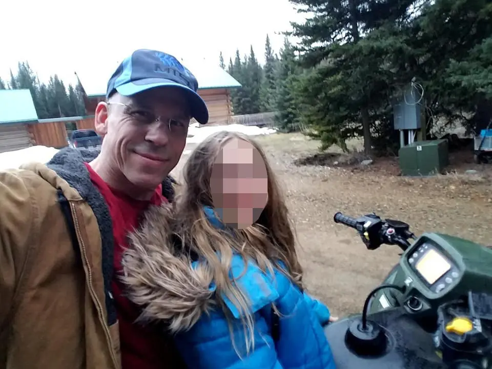 Todd Kolstad with his daughter who was taken by Child and Family Services in Montana